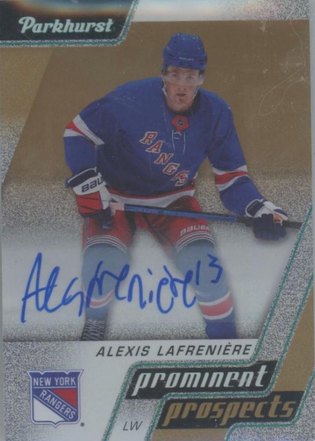 Alexis Lafreniere [Autograph Gold] #PP25