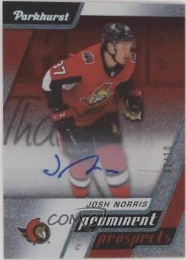 Josh Norris [Autograph Red] #PP17