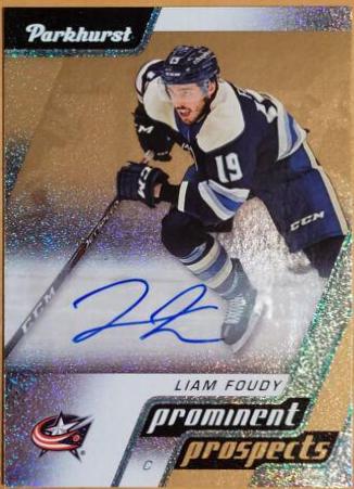 Liam Foudy [Autograph Gold] #PP2