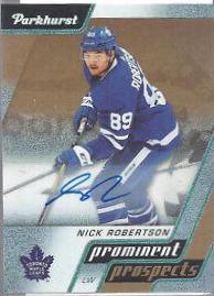 Nick Robertson [Autograph Gold] #PP22