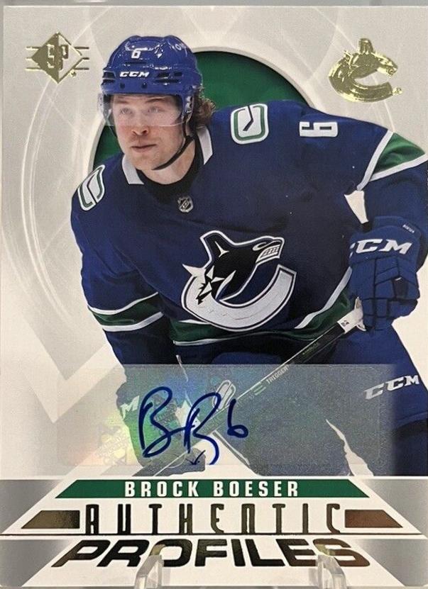 Brock Boeser [Signature] #AP-6