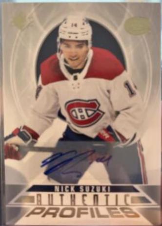 Nick Suzuki [Signature] #AP-10