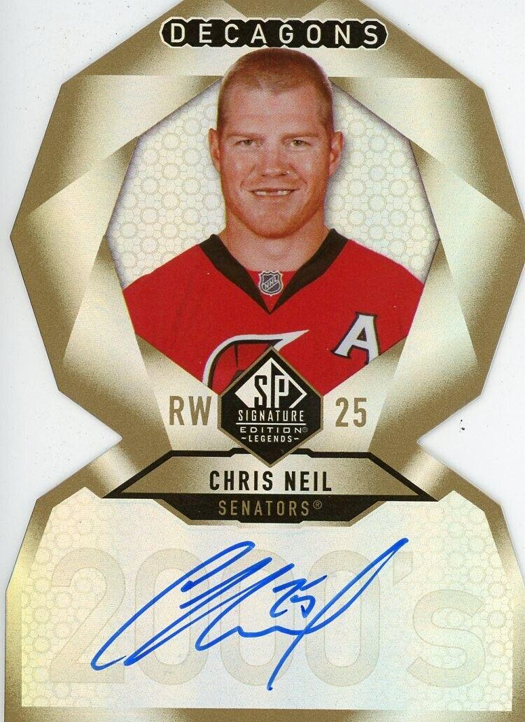 Chris Neil [Gold Autograph] #DC-87