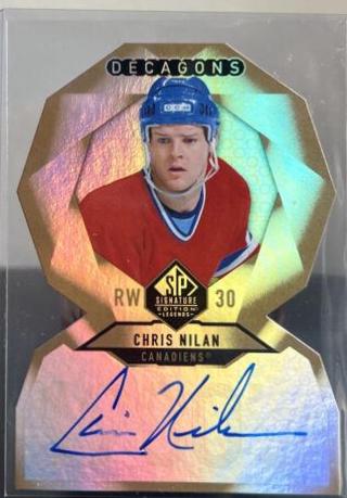 Chris Nilan [Gold Autograph] #DC-27