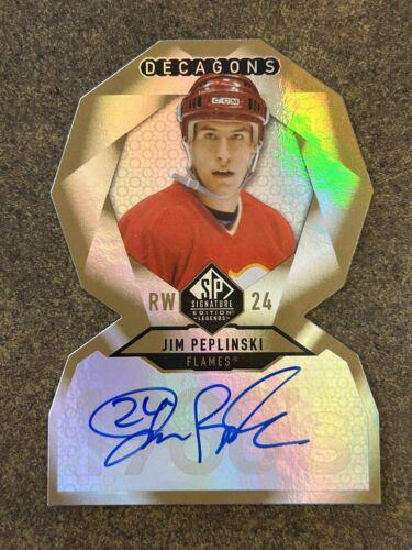 Jim Peplinski [Gold Autograph] #DC-52