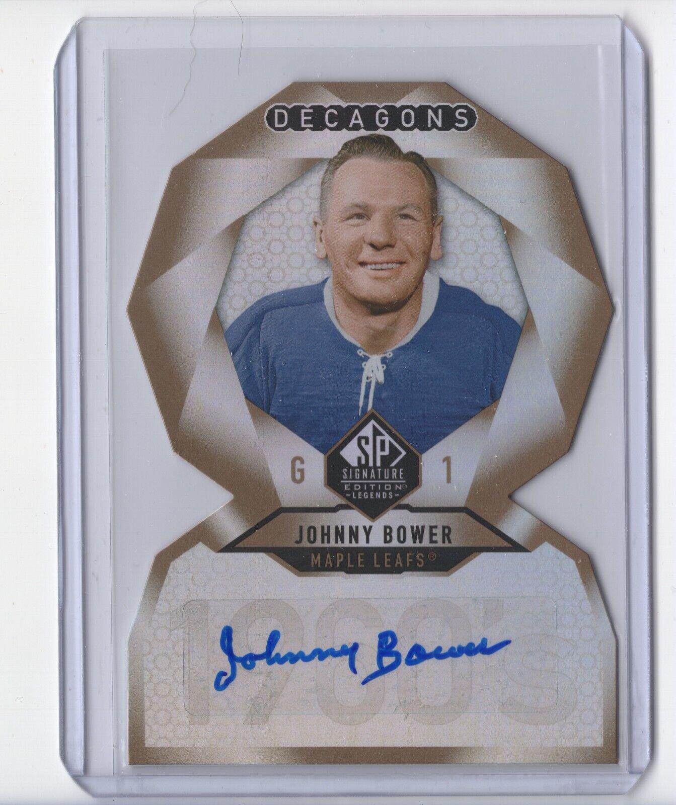 Johnny Bower [Gold Autograph] #DC-6
