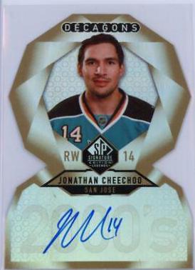Jonathan Cheechoo [Gold Autograph] #DC-86
