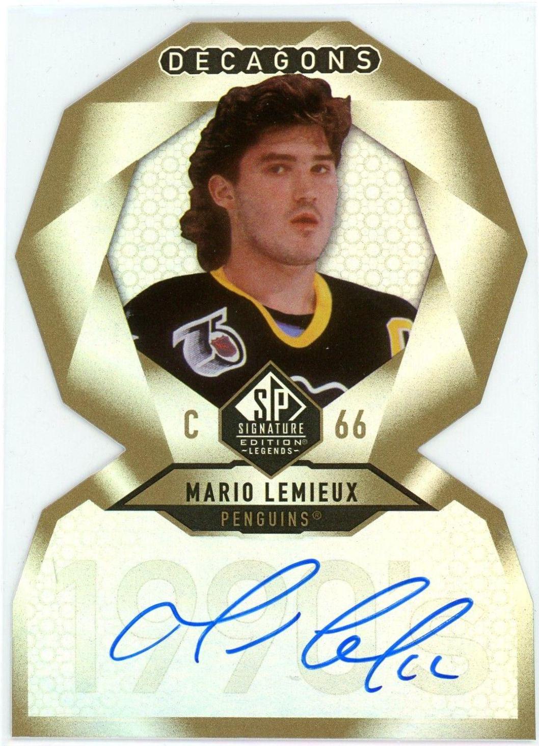 Mario Lemieux [Gold Autograph] #DC-75