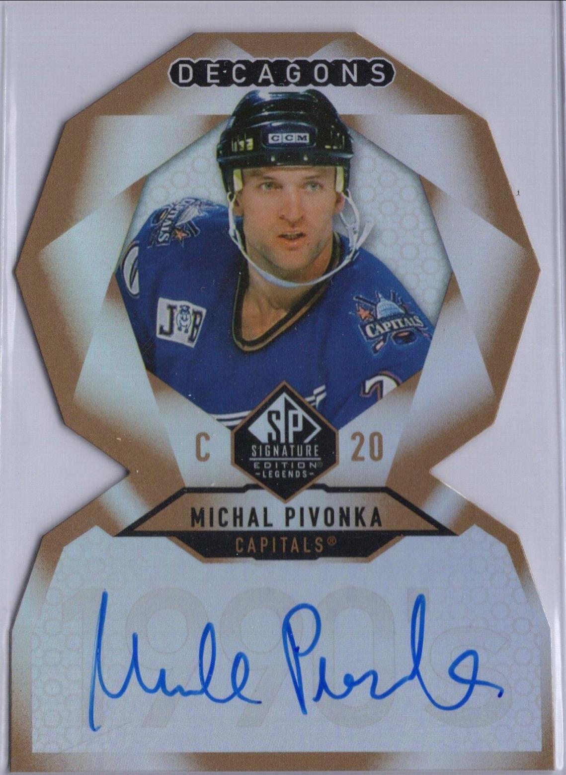 Michal Pivonka [Gold Autograph] #DC-57