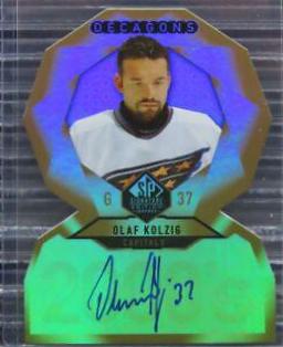 Olaf Kolzig [Gold Autograph] #DC-94