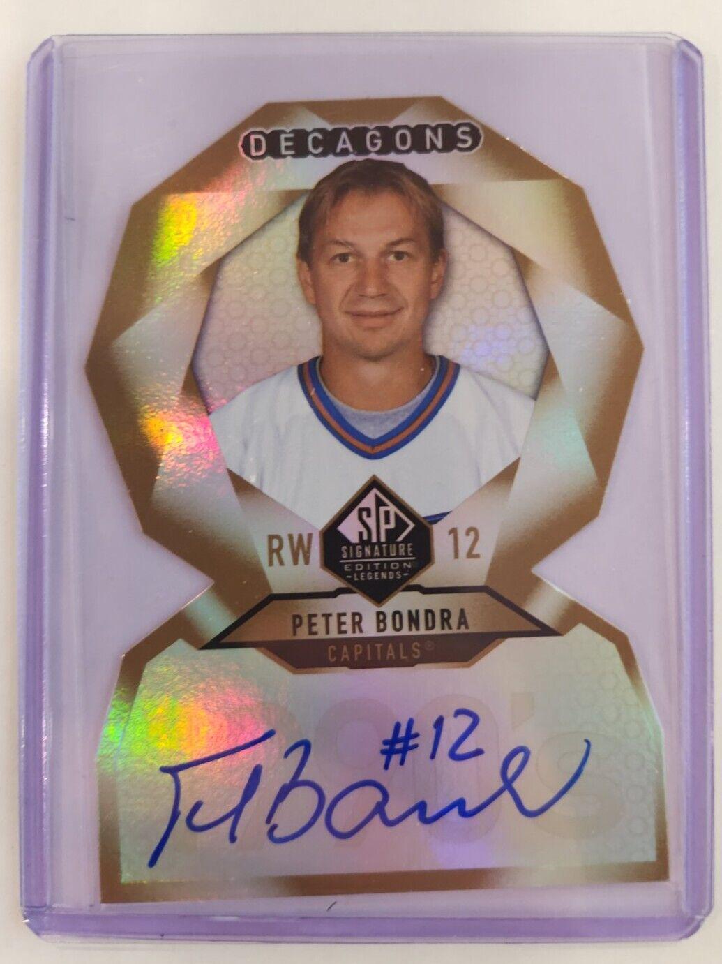 Peter Bondra [Gold Autograph] #DC-59