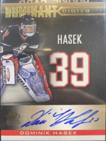Dominik Hasek [Gold Autograph] #DD-26