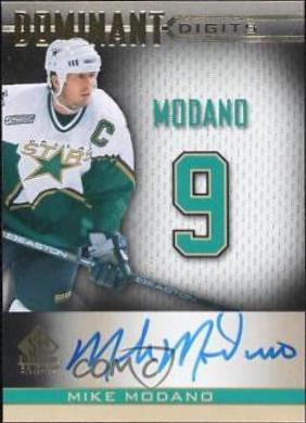 Mike Modano [Gold Autograph] #DD-37