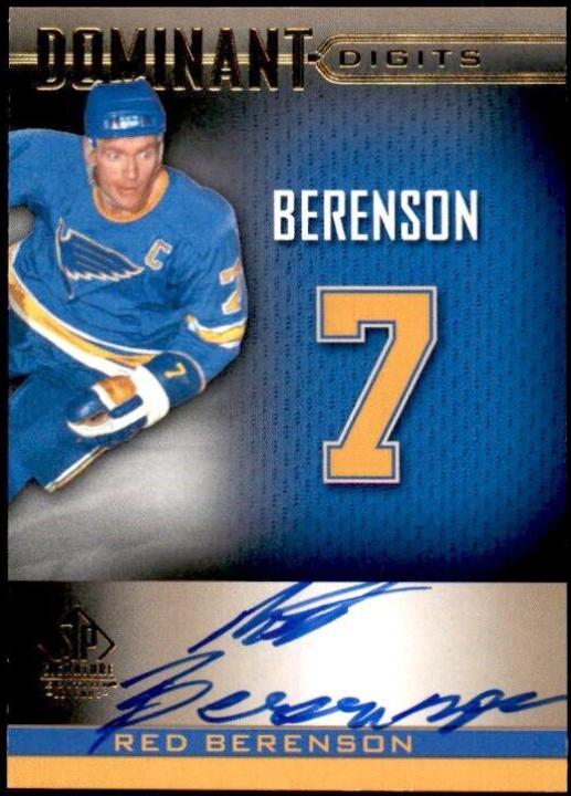 Red Berenson [Gold Autograph] #DD-5