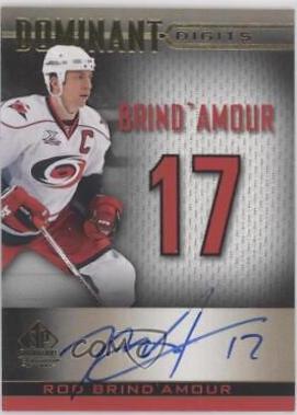 Rod Brind'Amour [Gold Autograph] #DD-10