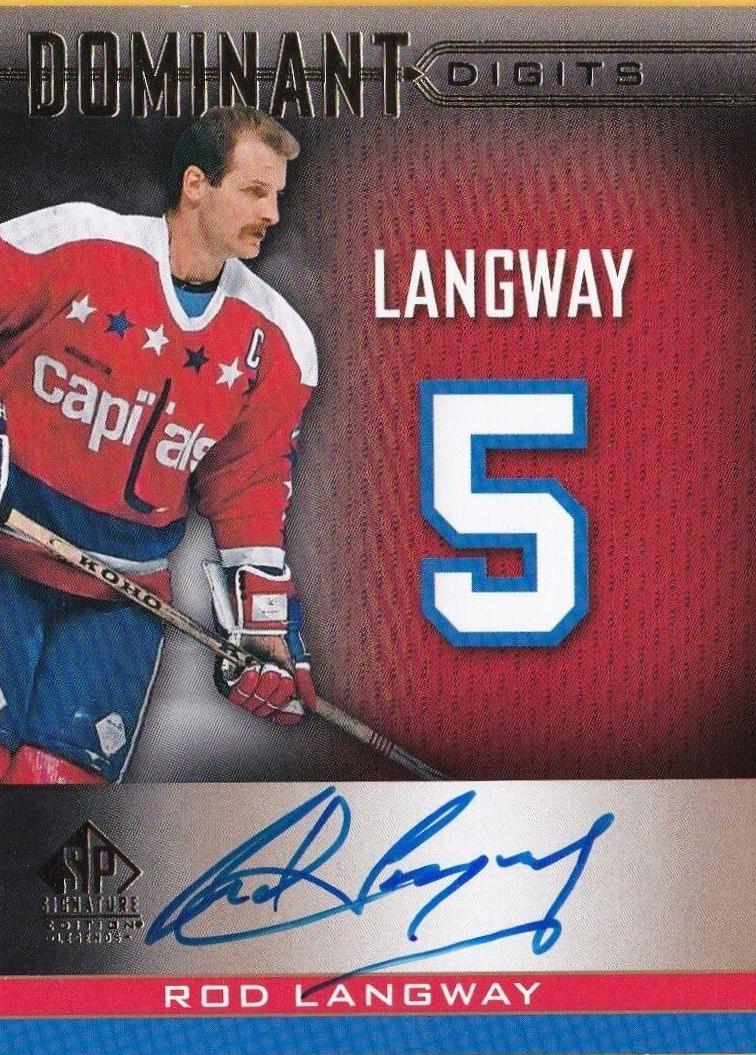 Rod Langway [Gold Autograph] #DD-13