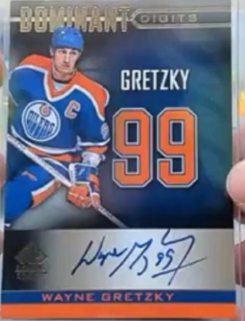 Wayne Gretzky [Gold Autograph] #DD-45