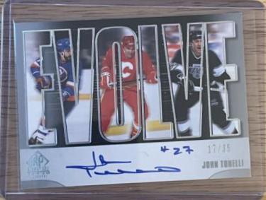 John Tonelli [Silver Spectrum Autograph ] #E-8