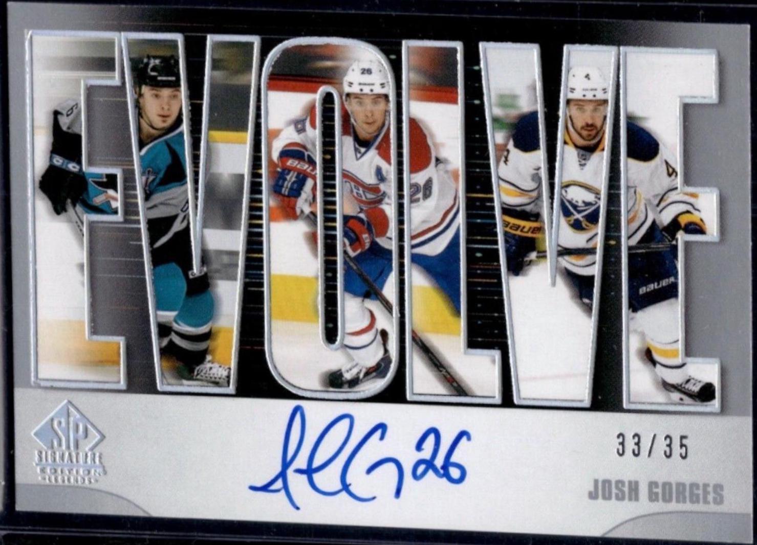 Josh Gorges [Silver Spectrum Autograph ] #E-5