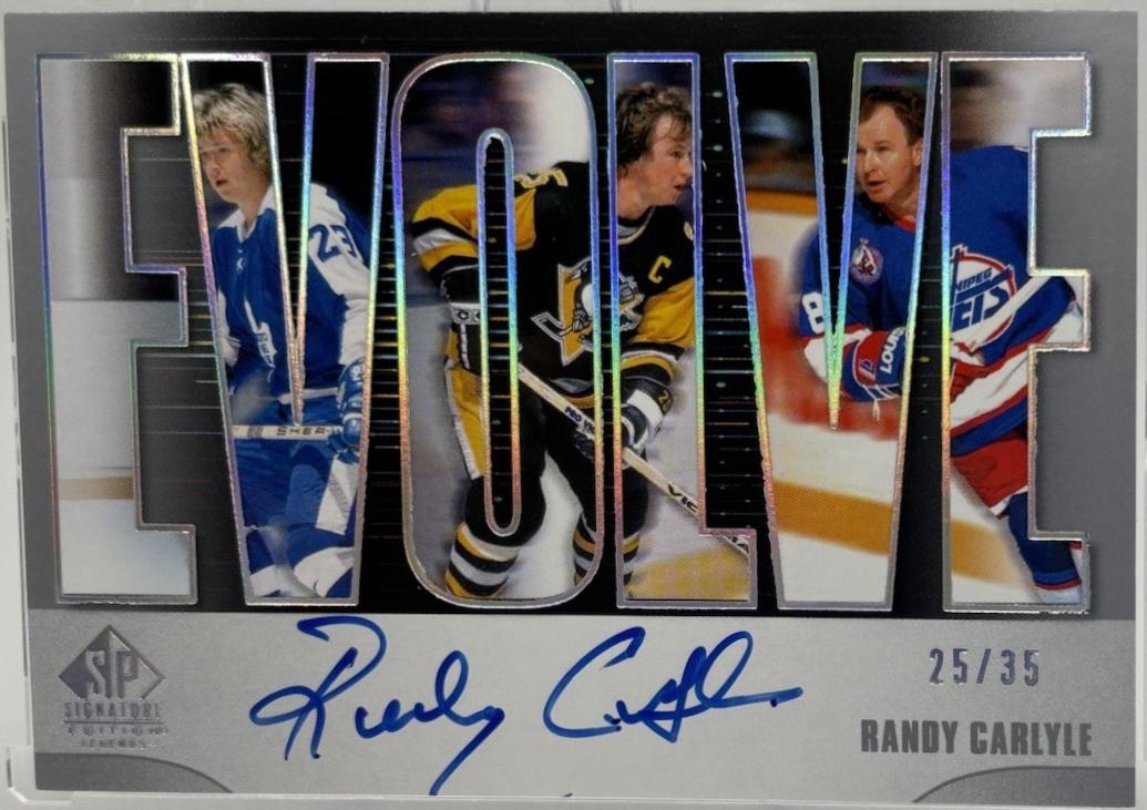 Randy Carlyle [Silver Spectrum Autograph ] #E-7