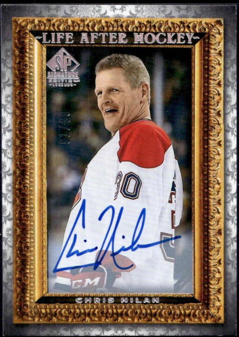 Chris Nilan [Silver Spectrum Autograph] #LA-5