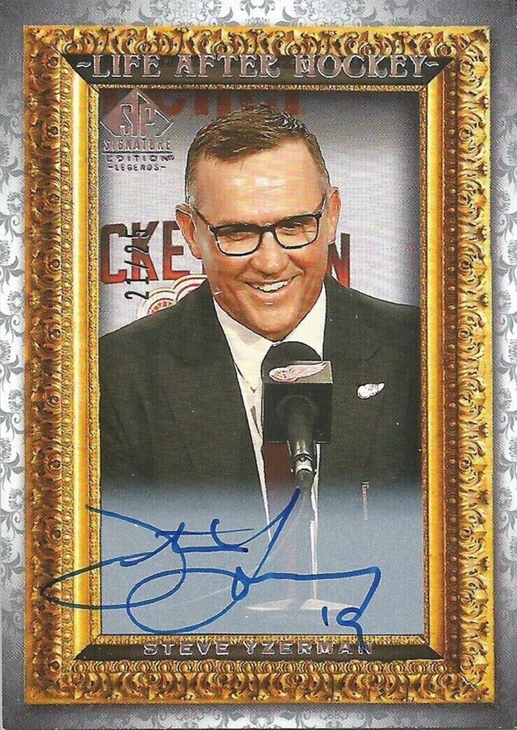 Steve Yzerman [Silver Spectrum Autograph] #LA-17