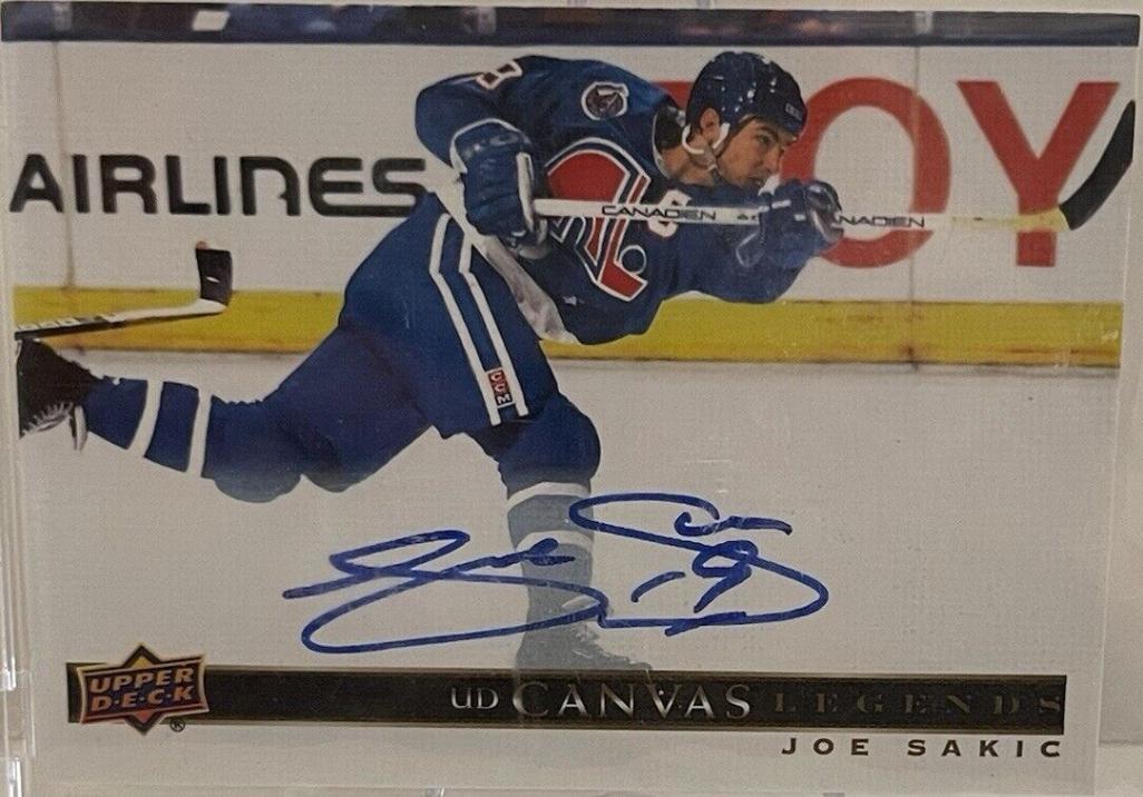 Joe Sakic [Autograph] #C-53