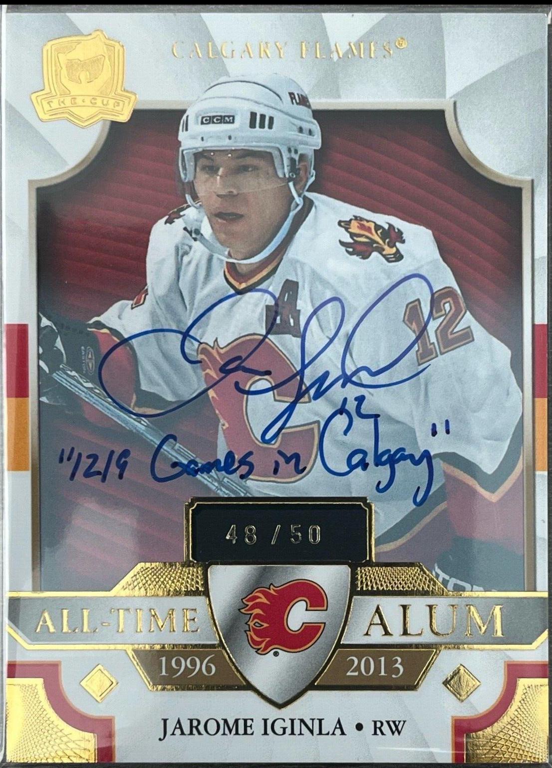 Jarome Iginla [Gold Autograph] #ATA-JI