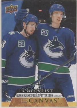 Elias Pettersson, Quinn Hughes #C90