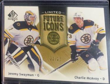 Jeremy Swayman, Charlie McAvoy [Limited] #FI-3