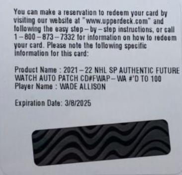 Wade Allison #FWAP-WA