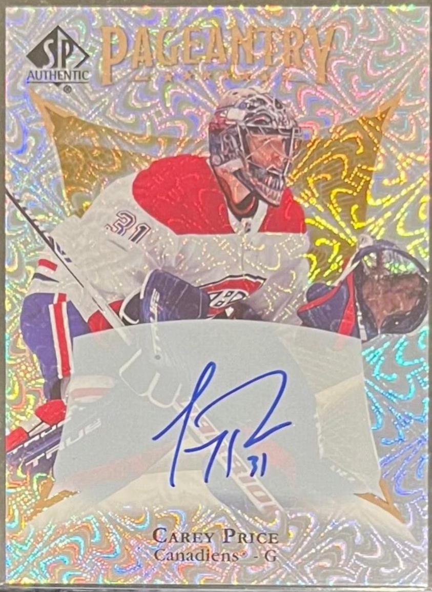 Carey Price [Autograph] #P-13