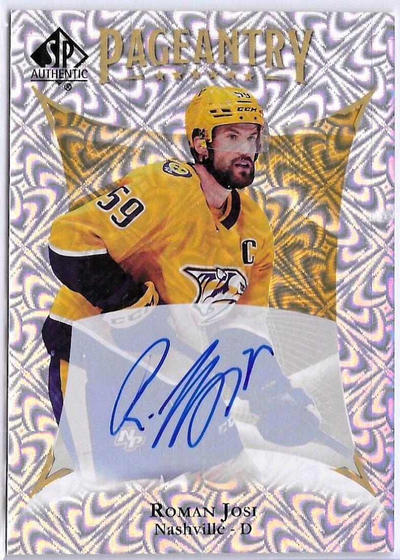 Roman Josi [Autograph] #P-5