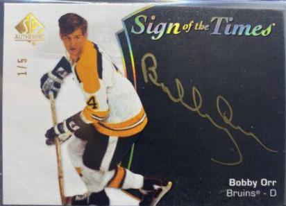 Bobby Orr [Black Gold Ink] #SOTT-BO