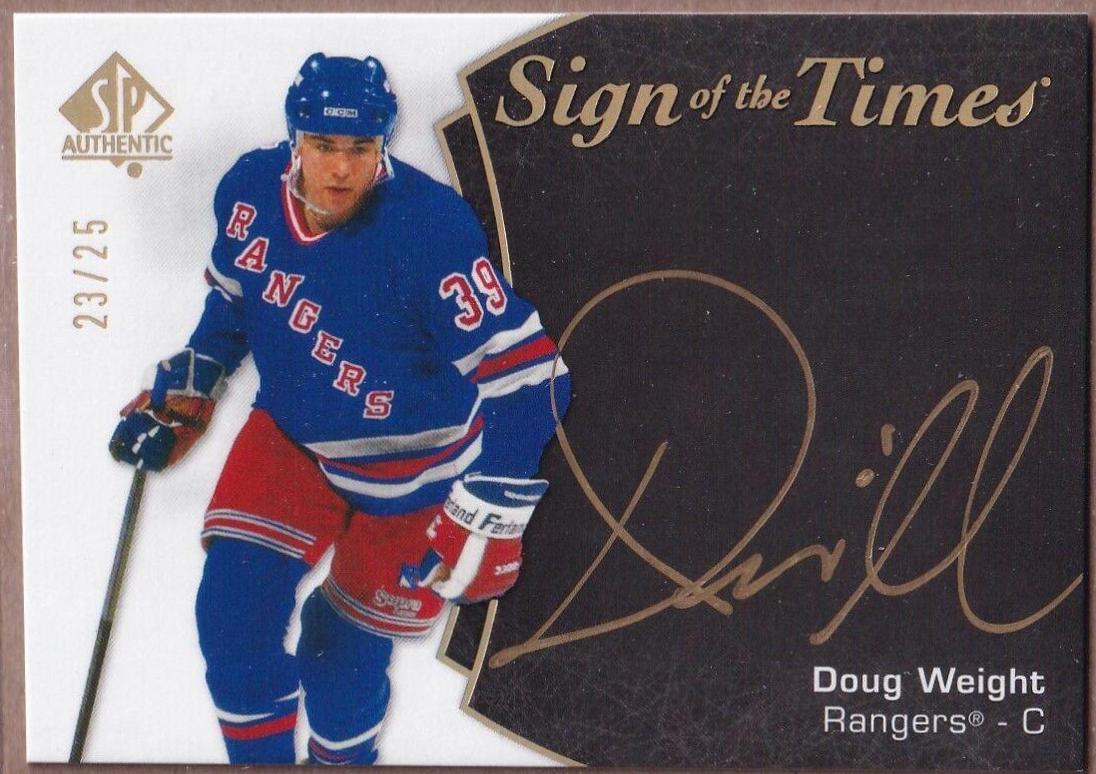 Doug Weight [Black Gold Ink] #SOTT-DW