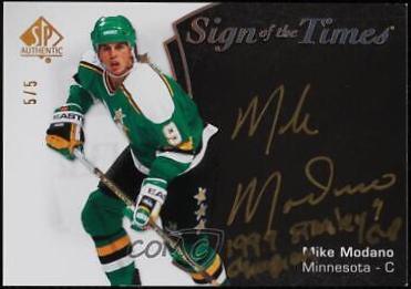Mike Modano [Black Gold Ink] #SOTT-MM
