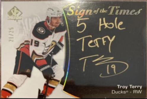 Troy Terry [Black Gold Ink] #SOTT-TR