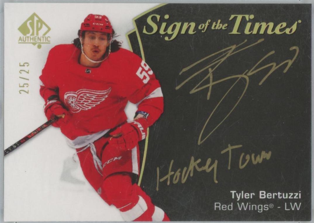 Tyler Bertuzzi [Black Gold Ink] #SOTT-BE