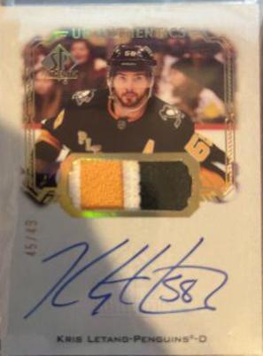 Kris Letang [Patch] #UDA-KL