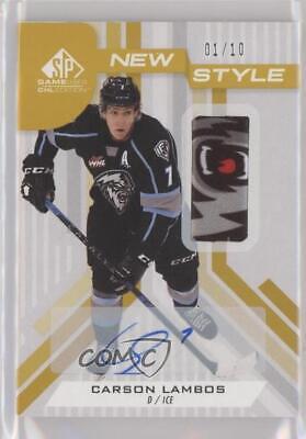 Carson Lambos [Gold Autograph Patch] #NS-CL