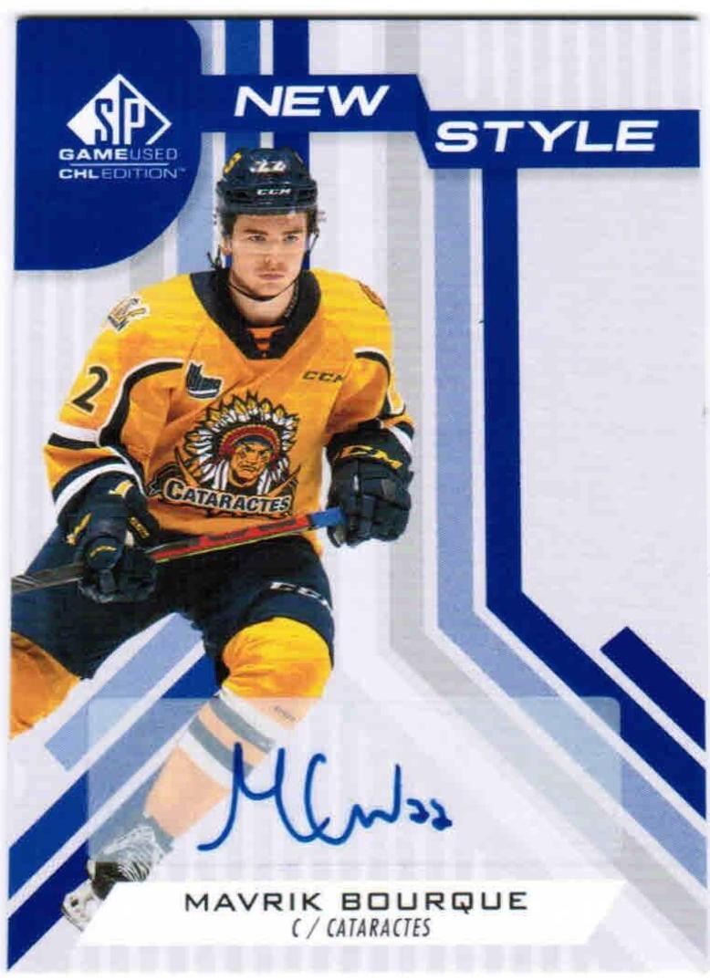 Mavrik Bourque [Blue Autograph] #NS-MB