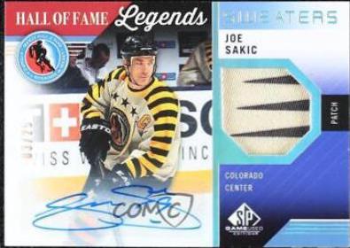 Joe Sakic [Autograph Patch] #HOF-JS