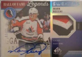 Mark Recchi [Autograph Patch] #HOF-MR