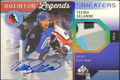 Teemu Selanne [Autograph Patch] #HOF-TS