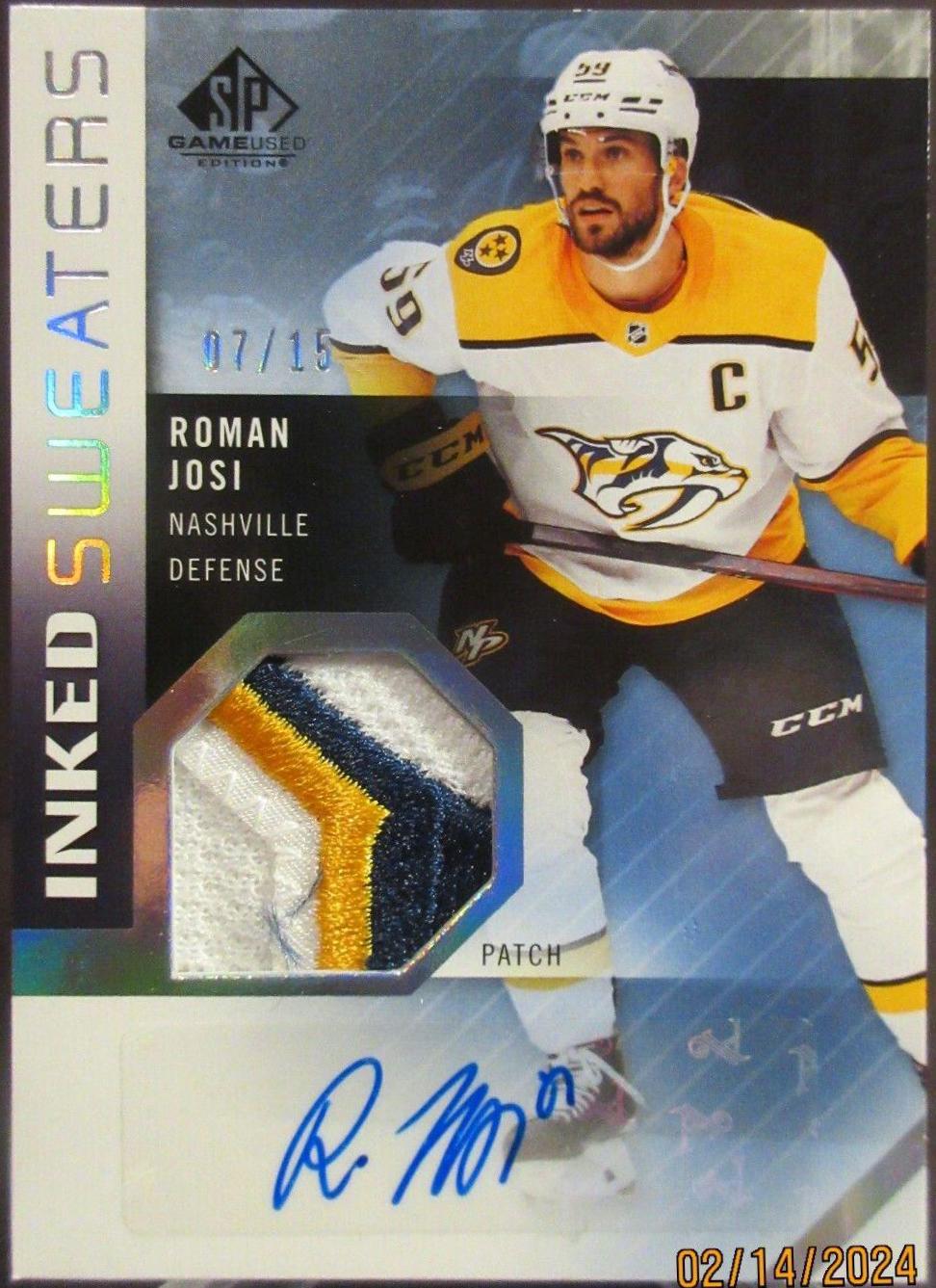 Roman Josi [Patch] #IS-RJ