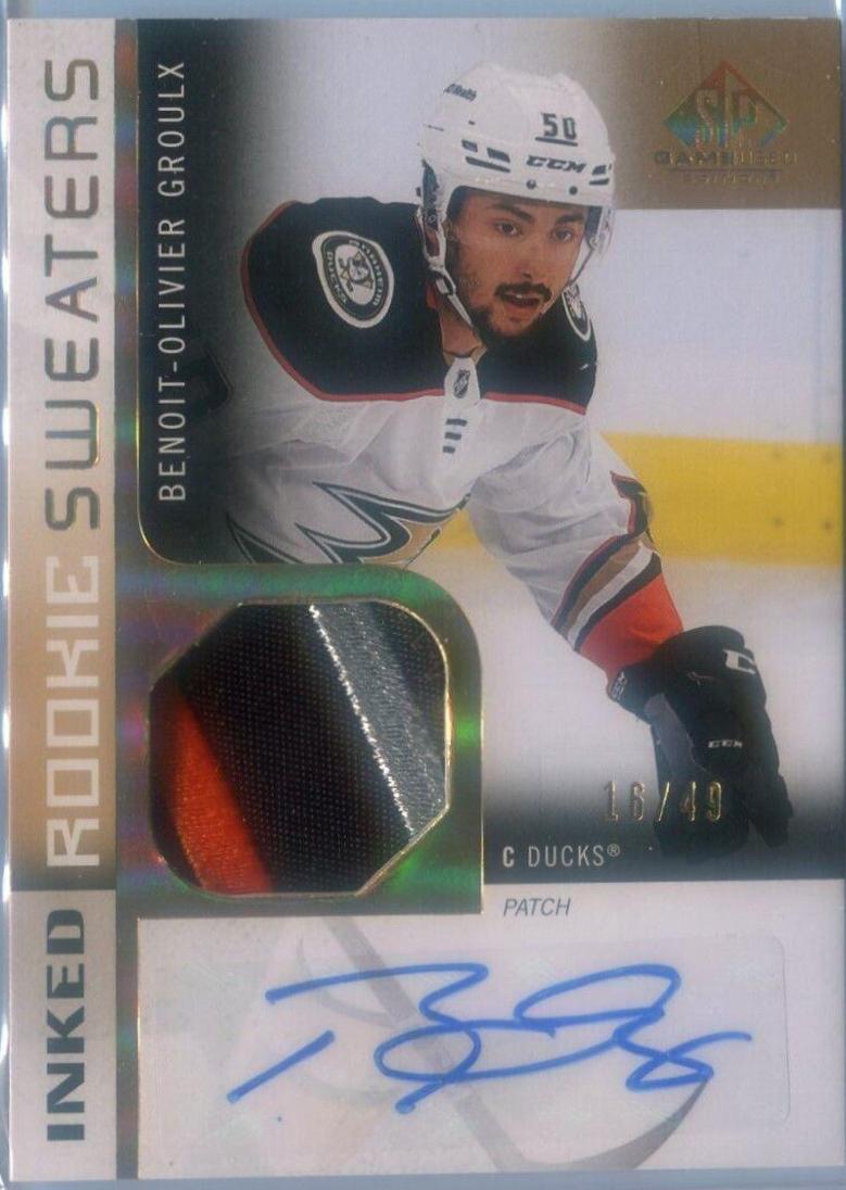 Benoit Olivier Groulx [Inked Patch Autograph] #RS-BG