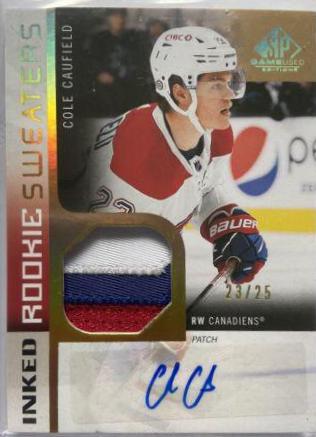 Cole Caufield [Inked Patch Autograph] #RS-CC
