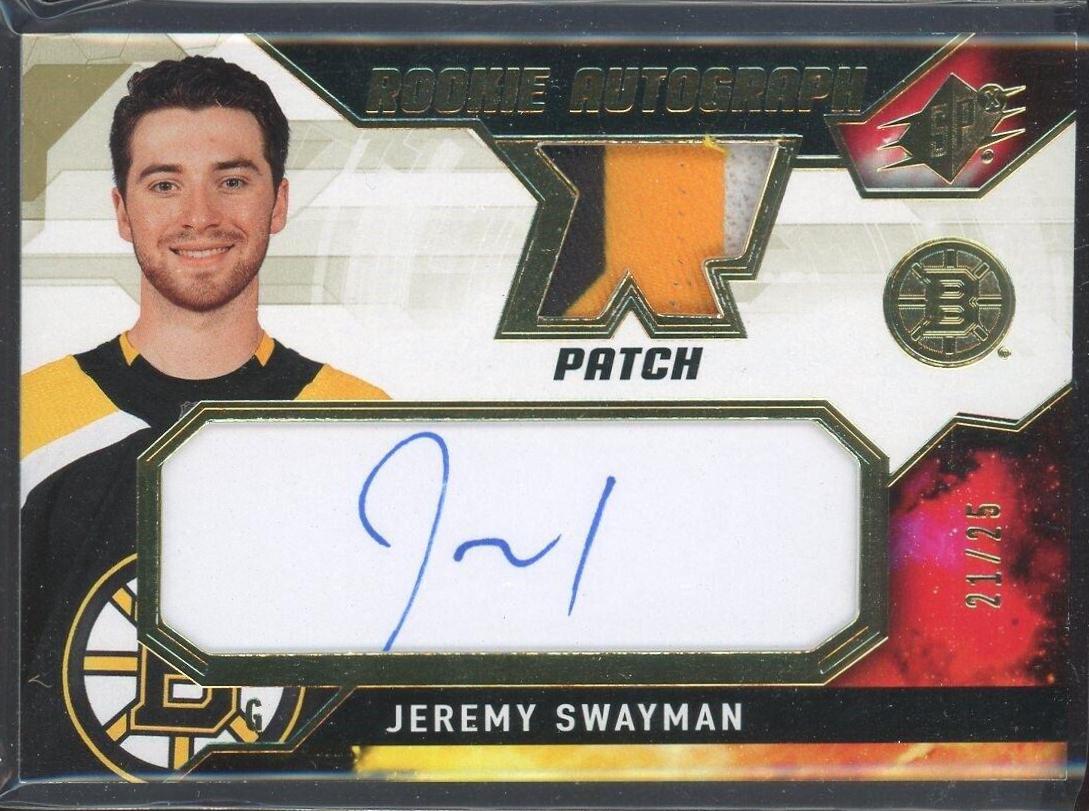 Jeremy Swayman [Patch] #JS