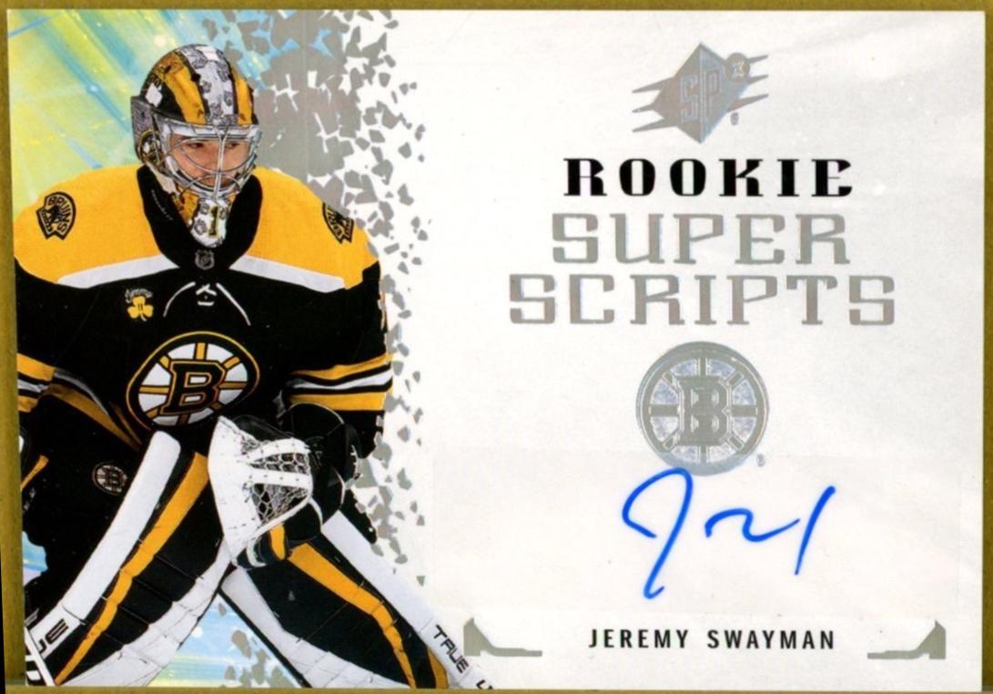 Jeremy Swayman #RSS-JS