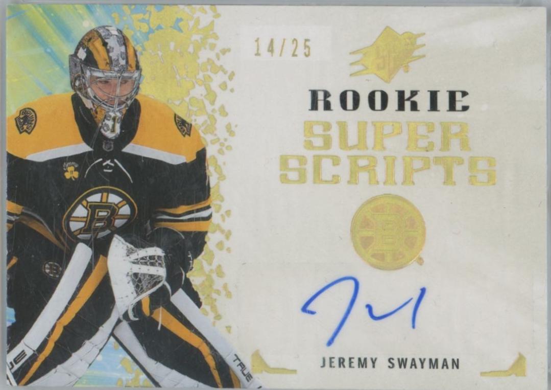 Jeremy Swayman [Gold] #RSS-JS